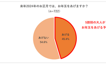 【年末年始】お年玉、半数弱が準備「千円～4千円台」最多 画像