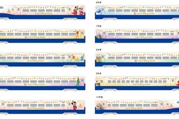 ディズニー、特別車両の新幹線が東京・仙台間を運行 画像
