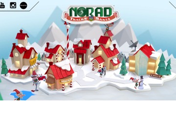 NORADやグーグル、クリスマスイブにサンタを追跡 画像