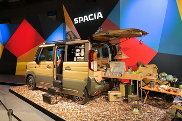 親子でキャンプへGO…スズキ「スペーシア」カスタム車 画像