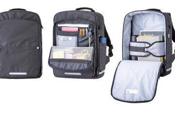 中高生向け通学カバン「ラクサック グロウ」体の負担も軽く 画像