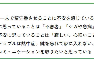 子供の留守番、心配なこと2位「ケガや急病」1位は…コクヨ調査 画像