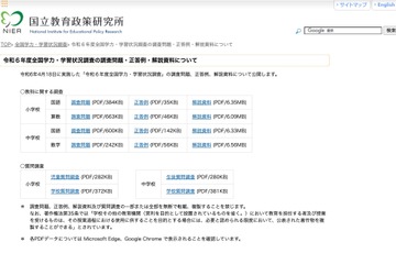 【全国学力テスト】正答例・解説資料等を公開…生活調査は端末回答 画像