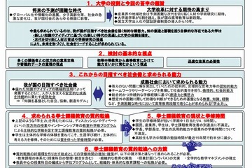 大学教育の質的転換に向けて中央教育審議会が8/28答申 画像