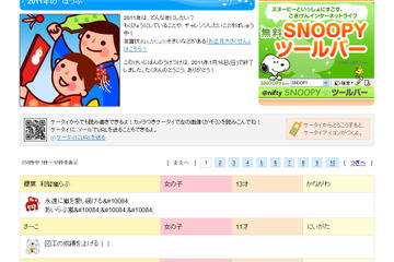 勉強も恋愛も嵐も…子どもの想いが浮き彫りになった2011年の抱負 画像