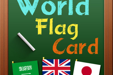 Androidアプリで楽しく覚える「World Flag Card〜世界の国旗ビューア！」 画像