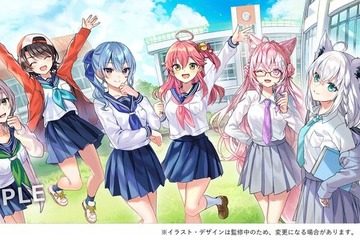 参考書「ホロライブ学力診断 中学5教科」ホロメン11人登場 画像