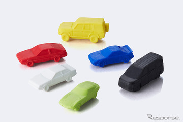 超精密スーパーカー消しゴム、トヨタ車6車種ラインアップ 画像