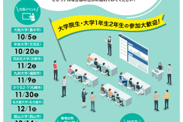 府省が集結「公務研究セミナー」10-12月…全国8会場で対面 画像