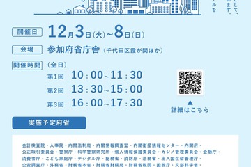 中央省庁「公務研究セミナーin霞が関」12/3-8 画像
