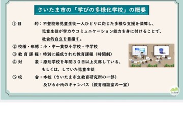 さいたま市「学びの多様化学校」開校…不登校支援 画像