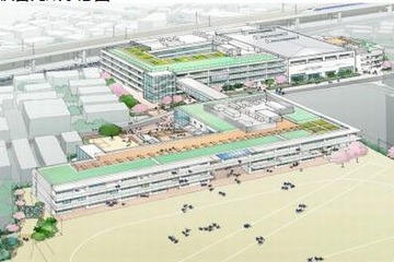 品川区立小中一貫校「豊葉の杜学園」2013年春開校 画像