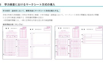 【高校受験2027】埼玉県公立高、マークシート問題例を公開 画像