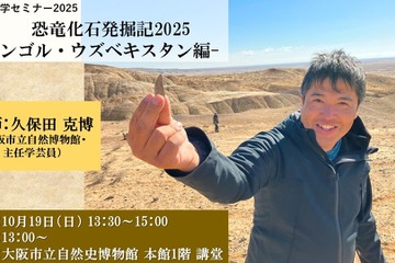 大阪市立自然史博物館「化石を楽しむ2025」10/18-11/16 画像