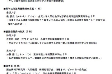 サイエンスカンファレンス2025、札幌開成や渋幕の生徒が受賞 画像