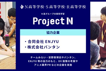 AI・アニメ・農業の3テーマで探究学習「プロジェクトN」N高グループ 画像