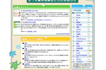 Yahoo!きっず検索、バレンタインに関するキーワードが急上昇 画像