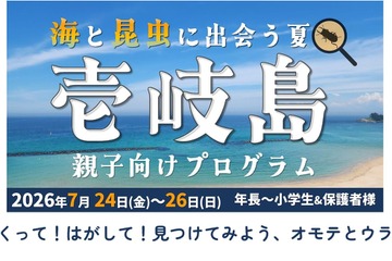 【夏休み2026】壱岐島、親子向けプログラム参加者募集 画像