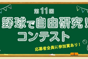 【夏休み2026】小学生対象「野球で自由研究コンテスト」8/1受付開始 画像