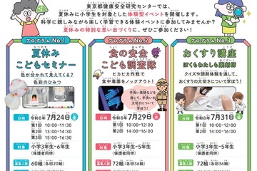 【夏休み2026】「体験しよう！科学のふしぎな世界」自由研究のヒントにも…締切7/12 画像