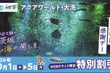 大洗水族館「東京都民の日」にあわせて割引キャンペーン 画像