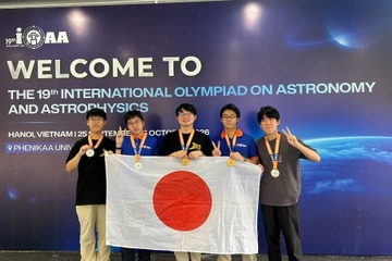 国際天文学・天体物理学オリンピック「金2・銀3」全員メダル獲得 画像