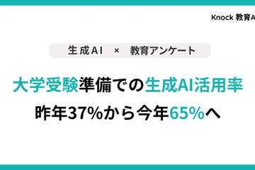 【大学受験】生成AI活用65.3%、前年比29pt増…英数・小論文で活用 画像