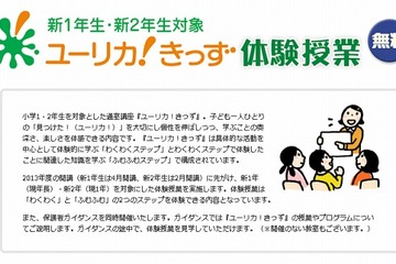 新小1・2生対象、日能研「ユーリカ！きっず」体験授業開催 画像