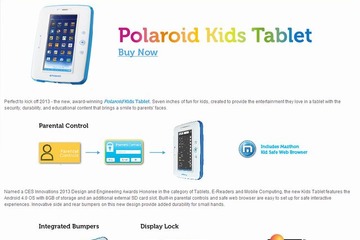 米ポラロイド、子ども向けタブレットを149.99ドルで発売 画像
