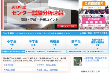 【センター試験2013】河合塾、433,833名の自己採点から平均点を発表 画像