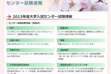 【センター試験2013】代ゼミ、416,856名の自己採点から平均点を発表 画像