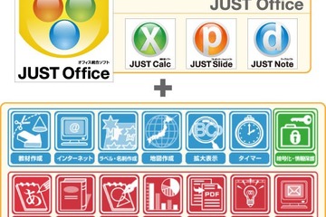 教職員向け統合ソフト「ジャストスクール5 Premium」4/24発売 画像