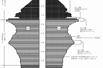 全都道府県で老年人口が年少人口を上回る…少子高齢化が加速 画像