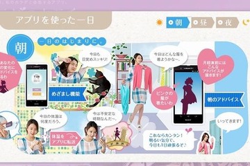スマホで女性の健康管理、ドコモ「カラダのキモチ」 画像