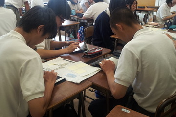 主体性を育むタブレット授業、千葉県立袖ヶ浦高等学校 画像