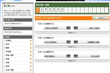 【高校野球】夏の甲子園2013、いよいよ明日8日開幕　 画像