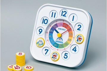 セイコー、楽しく学べるドラえもんの知育時計を9月下旬に販売 画像