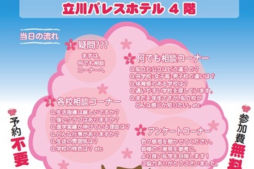多摩地区で一番早い「2012年度入試春一番合同相談会」4/24 画像