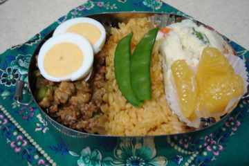記憶力＆集中力upに効く簡単ドライカレー弁当≪レシピ編≫ 画像