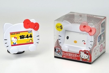 iPhone 5専用カー用品、ハローキティフェイス型ホルダー 画像