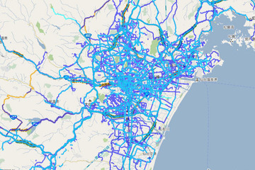Androアプリ「通れた道路マップ」1日6回更新…被災地の復旧を速やかに反映 画像
