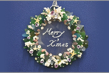海からの贈り物で作るクリスマスリース、小学生以上対象に12/15 画像