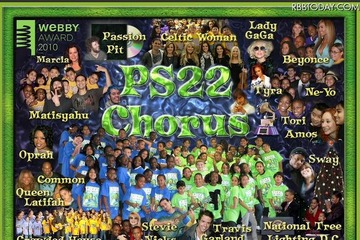 YouTubeで有名、NYの小学校のコーラス隊「PS22 Chorus」が被災地へ歌 画像