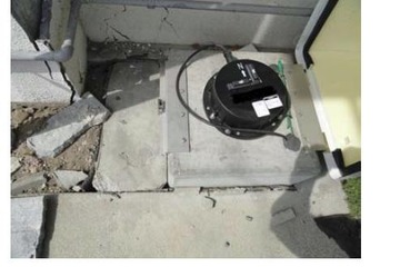 気象庁の5つの震度観測点、ひび割れ・傾きなどで利用停止 画像