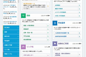 【センター試験2014】ベネッセ・駿台「大学別動向分析レポート」公開…音声解説も 画像