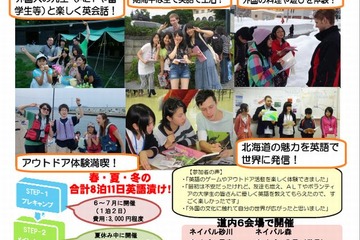 北海道イングリッシュキャンプ、レベル別に参加者募集 画像