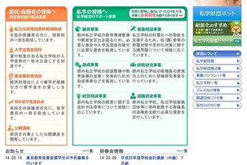 東京都私学財団、奨学金の予約募集を実施…都内在住の中3対象 画像