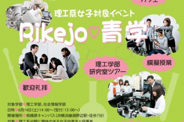 6/14 女子中高生対象「Rikejo 青学」、模擬授業や在学生との懇談 画像