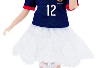 「リカちゃん」サッカー日本代表チームモデル、6/12より数量限定発売 画像