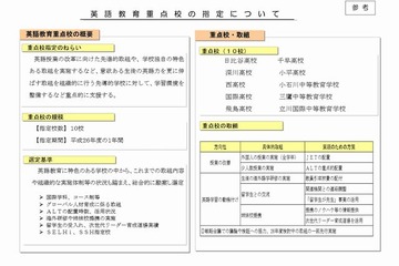 東京都教委が英語教育重点校を指定、日比谷高校など10校 画像